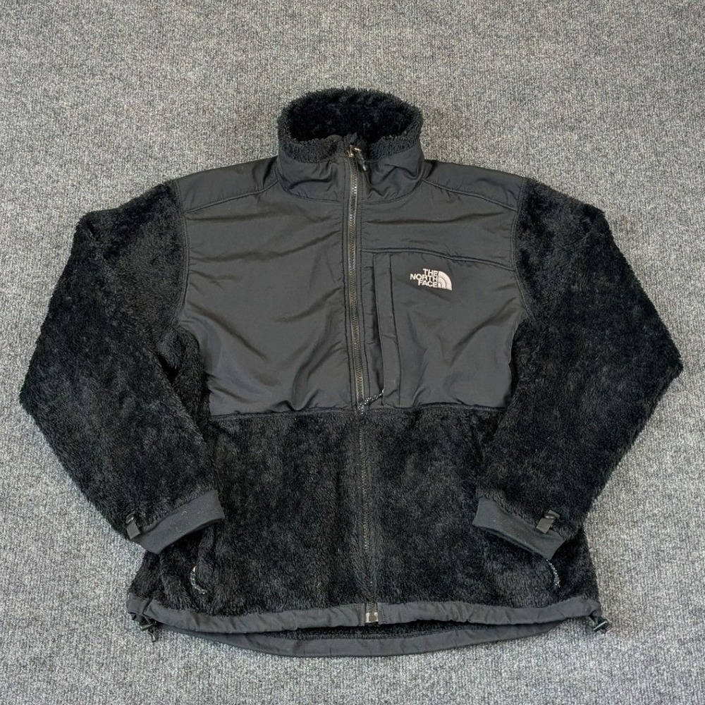 The North Face Summit Series Polartec Fleece Jacket‎ Womens Large Black Full Zip